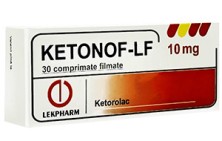 Кетоноф-ЛФ 10мг № 30 таб. (Кеторолак)