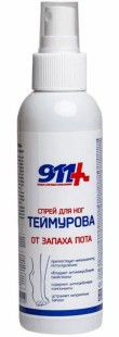 911 Теймурова спрей для ног от запаха и пота 150мл