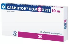 Кавинтон Комфорте 10мг №30 таб. диспергиров. (Винпоцетин)