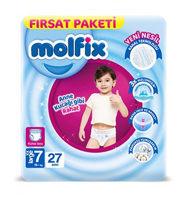 Подгузники - трусики Молфикс Pants 7 №27 (19+кг)