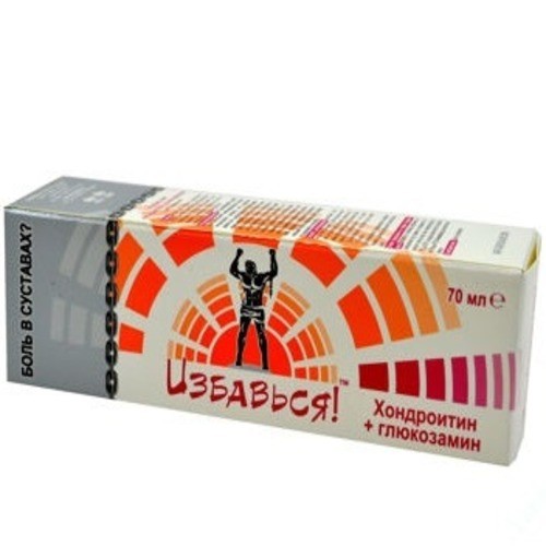 Хондроитин с глюкозамином гель-бальзам 70мл от боли в суставах