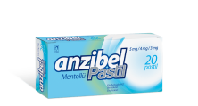 Анзибел Ментол №20 пастилки для рассасывания (Хлоргексидин + Бензокаин+эноксолон)