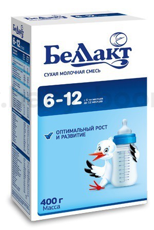 Беллакт 6-12 сухая молочная смесь 400г