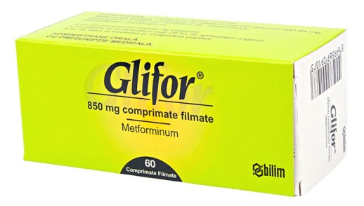 Глифор 850мг №60 таб. (Метформин)