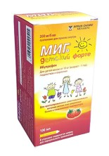 Миг Форте 200мг/5мл 100мл сусп. для приема внутрь (Ибупрофен)