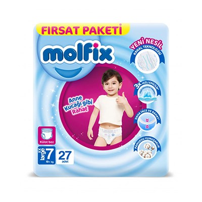 Подгузники - трусики Молфикс Pants Econom 7 №27 XX Лардж