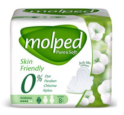Прокладки Молпед Pure & Soft (4 к) Normal №8