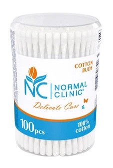Ватные палочки NORMAL CLINIC №100 в коробке