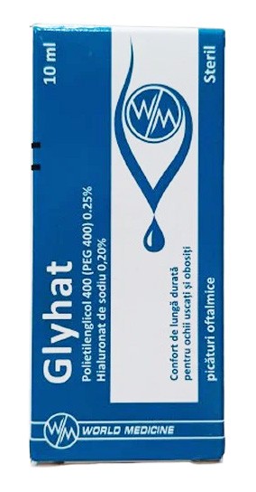 Глихат 10мл капли глазные (Натрия Гиалуронат)
