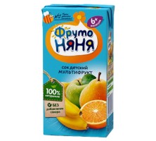 Сок ФрутоНяня Мультифрукт 200мл