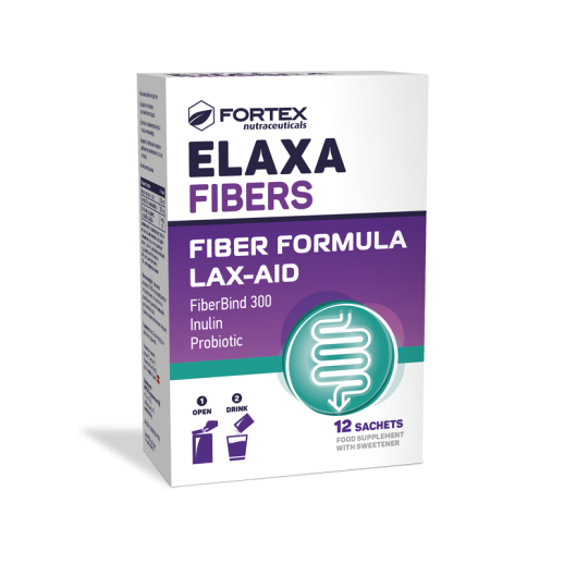 ФОРТЕКС - Элакса Фибри №12 саше.(Инулин+Лактобактерии слабительное действие)