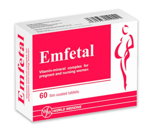 Эмфетал №60 таб.(витамины для беременных и кормящих) БАД