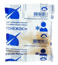 Пакет гипотермический Снежок 130мм х 110мм №2
