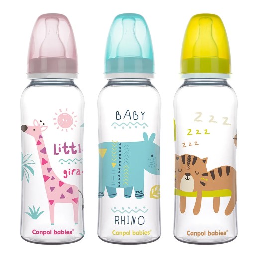 CANPOL - Бутылочка пластиковая 250мл Африка