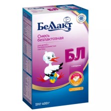 Беллакт Безлактозный сух.молочная смесь 400г