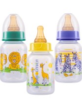 Бутылочка Курносики 125мл с латекс.соской (от 0+мес) артик.11144