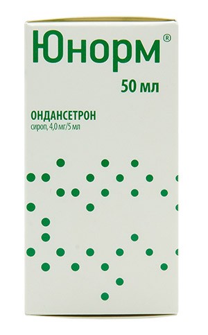 Юнорм (ондансетрон) 4мл №5 р-р для инъекций