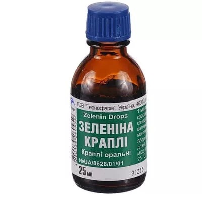 Зеленина капли 25мл