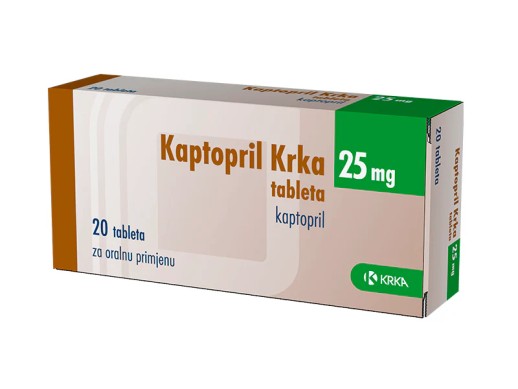 Каптоприл 25мг №20 таб. KRKA