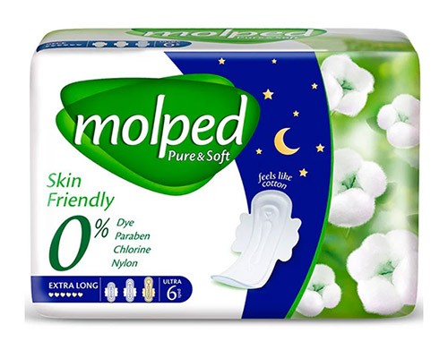 Прокладки Молпед Pure & Soft (6 к) Extra Long №6