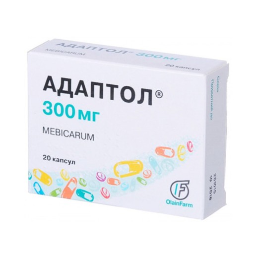Адаптол 300мг №20 капс. (успокоительное ср-во)