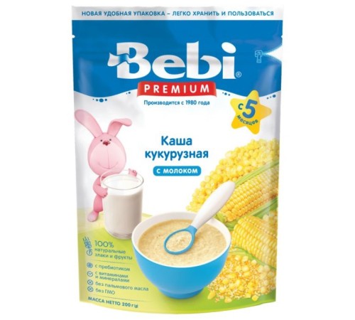 Bebi каша молочная кукурузная (200г)