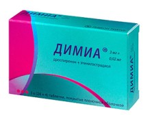 Димиа №28 таб. (Этинилэстрадиол + Дроспиренон)