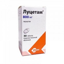 Луцетам 800мг №30 таб. (Пирацетам)
