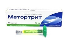 Метортрит Ромфарм 10мг/1мл 1мл №1 р-р для инъекций (Метотрексат)