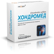 Хондромед 200мг/2мл №10 р-р для в/м введения (хондроитина сульфат)