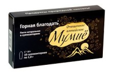 Фитосвечи при геморрое №10 супп. рект. (Мумие очищенное алтайское)
