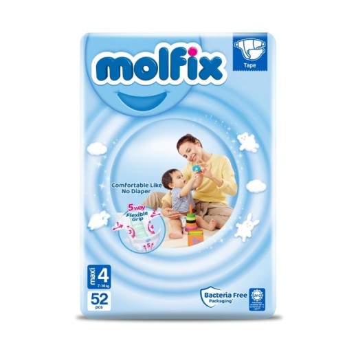 Подгузники Молфикс Comfort ДЖАМБОпак 4+ №52 Макси плюс