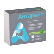 Антарейт 800мг №24 таб. жев. вкус Мяты (Магалдрат + Симетикон)