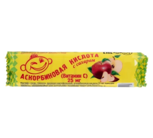 Аскорбиновая к-та 25мг №10 Яблоко