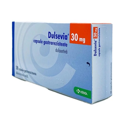 Дульсевия 30мг №30 капс. (Дулоксетин)
