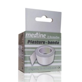 Лейкопластырь Medline 2.5см х 5м на нетканной основе белого цвета