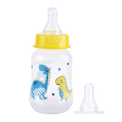 Бутылочка Курносики 125мл с 2-мя силик.сосками медленный поток 0+ (арт.11122)