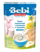 Bebi каша молочная Пшеница-Печенье-Груша 200г