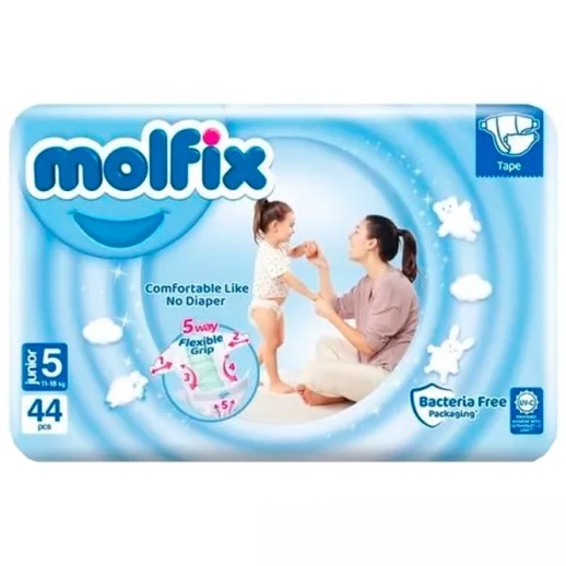 Подгузники Молфикс Comfort ДЖАМБОпак 5 №44 Юниор