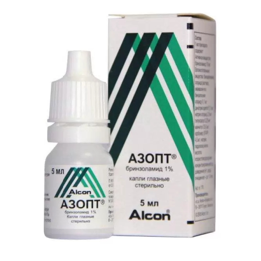 Азопт 1% 5мл гл.капли (Бринзоламид)