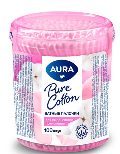 Ватные палочки АУРА №100
