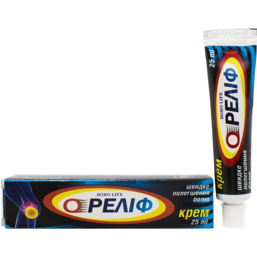 Q-релиф крем 25мл (быстрое облегчение боли)