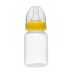 Бутылочка Курносики 125мл с силикон.соской молочной полипропиленовая приталенная арт.11474 (0+ мес)
