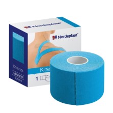 Пластырь Kinesio tape 5см х 5см Синий