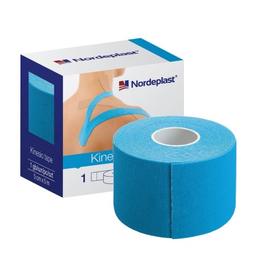 Пластырь Kinesio tape 5см х 5см Синий