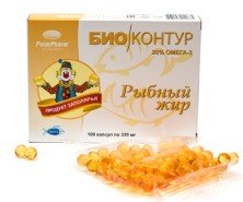 Рыбный жир БИОконтур 330мг №100 капс.