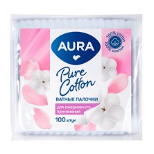 Ватные палочки АУРА №100 Запаска