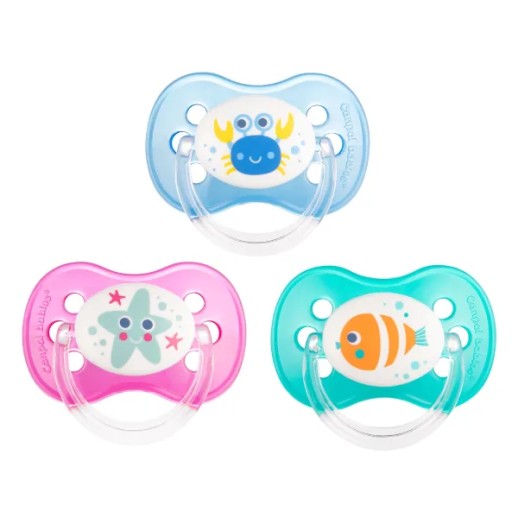 CANPOL - Пустышка силиконовая С круглая Подводный Мир