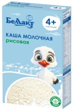 Беллакт каша молочная рисовая 200г