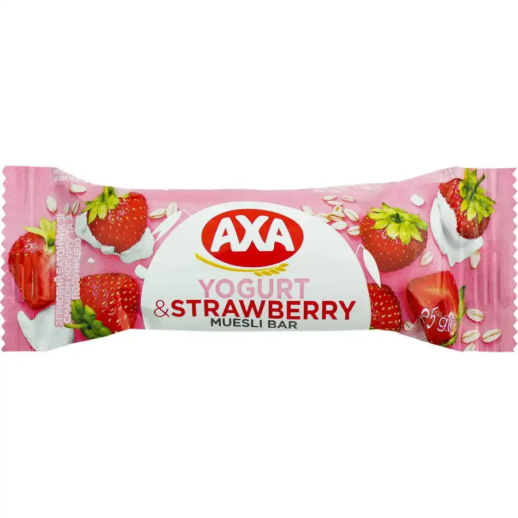Батончик AXA Йогурт/Клубника 25гр